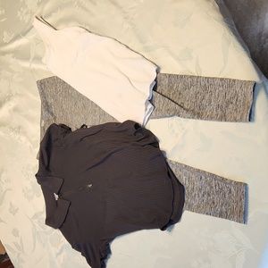 DSG Compression Leggings  Youth M 10 / 12 LIKE NEW . Comes with two shirts
